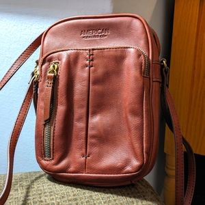 REDUCED AGAIN! Leather Crossbody Pocketbook